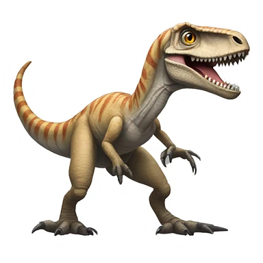 i want an velociraptor, with flailing arms sticker