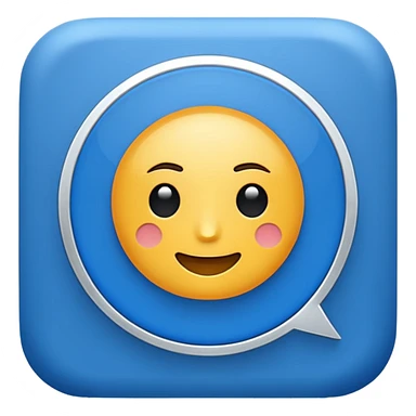 create an icon of the masseger sticker