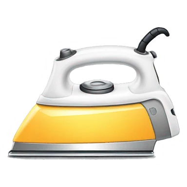 Clothes iron sticker
