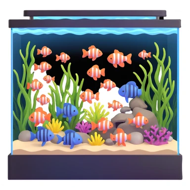 large public aquarium with sharks sticker