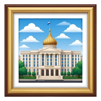 Russian embassy building sticker