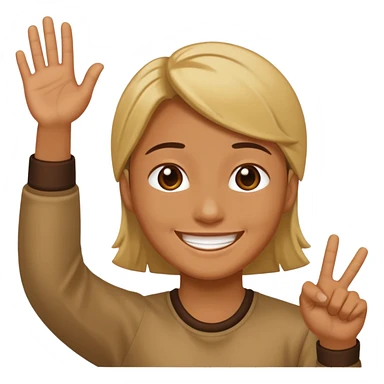 Someone doing the dap sticker