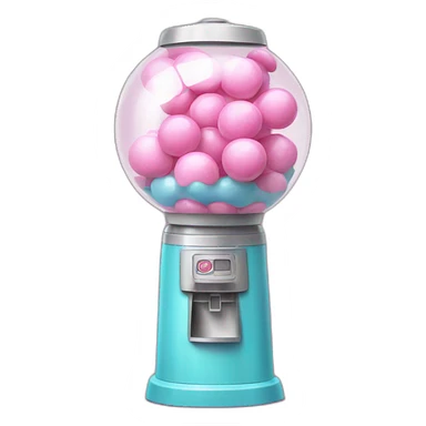 bubble gum machine sticker