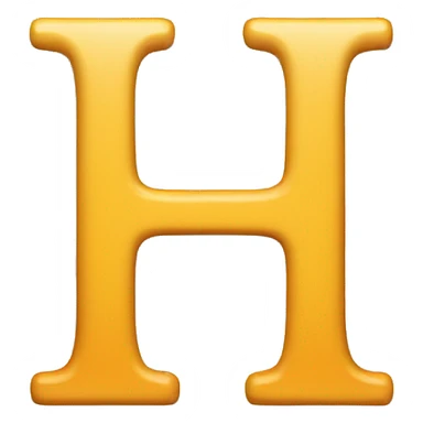 Letter h sticker