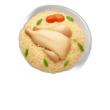 Rice and chicken dish sticker