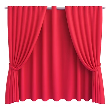 curtain plain sticker