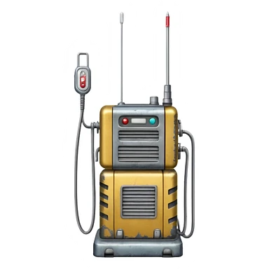 Transformer with IV pole sticker