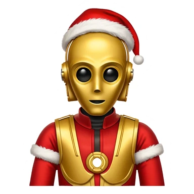 c3po santa sticker