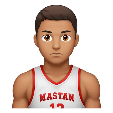 basketball player man sticker