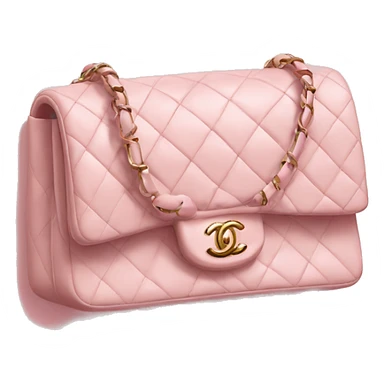 Light pink Chanel bag sticker