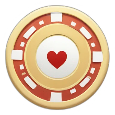 poker chip sticker