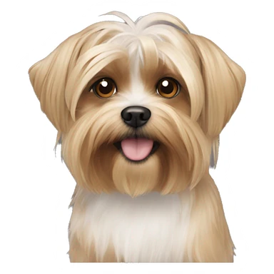 Yorki shitzu mix dog sticker