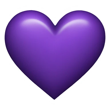 Dark Purple Heart  sticker