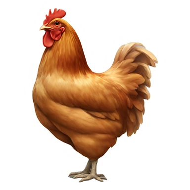 Chicken butt sticker