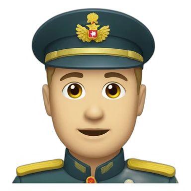 Military russe sticker