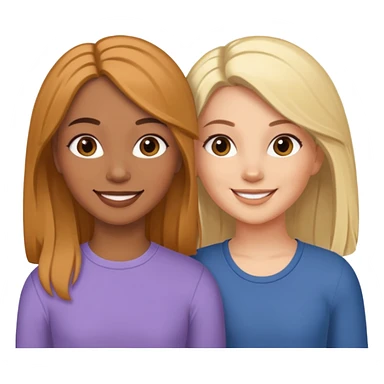 two sisters – Sonya and Taya they look different) sticker