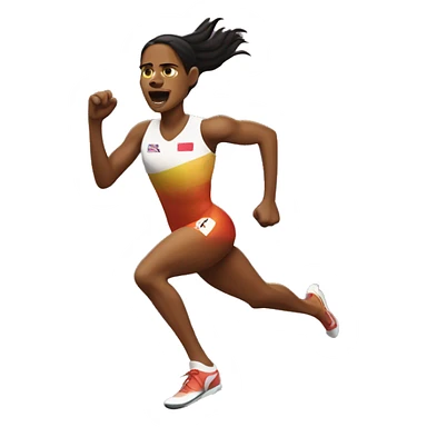 Cathy freeman sprinting sticker