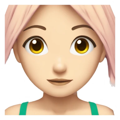 anime girl swimsuit sticker