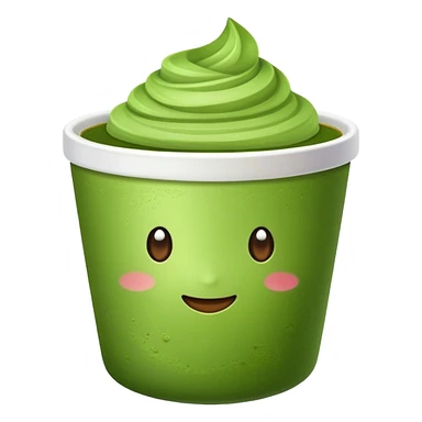 matcha cup sticker
