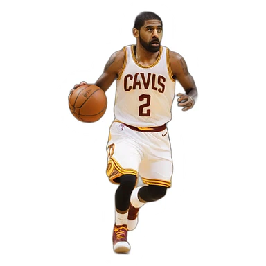 Kyrie Irving qui drible sticker