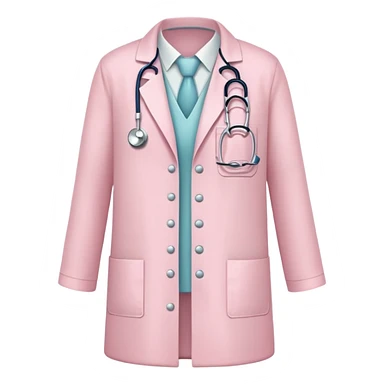 light pink doctor clothes sticker