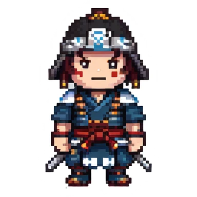 samurai warrior sticker