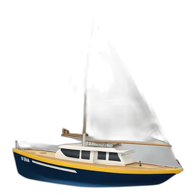 Bateau benneteau flyer sticker