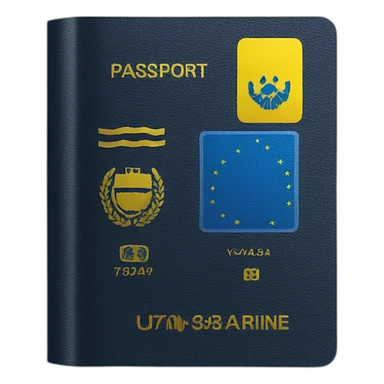 passport ukraine sticker