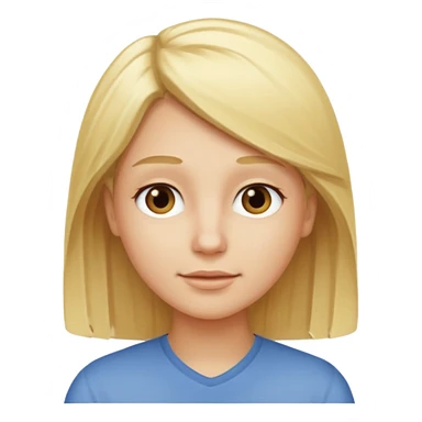 Hair blond care sticker