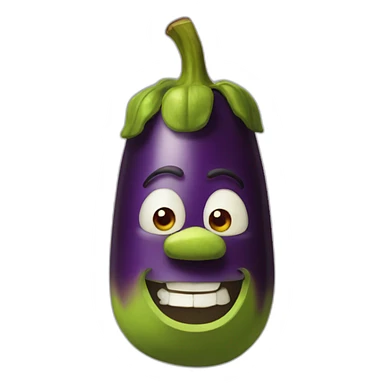 Shrek aubergine sticker