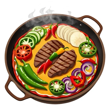 fajitas dinner sticker