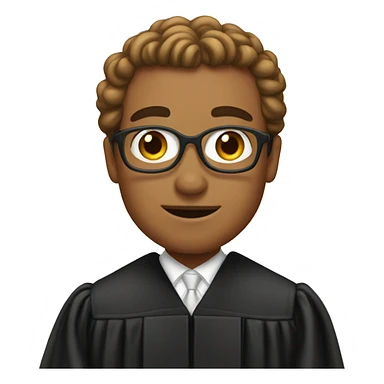 Judge presiding over marriage  sticker