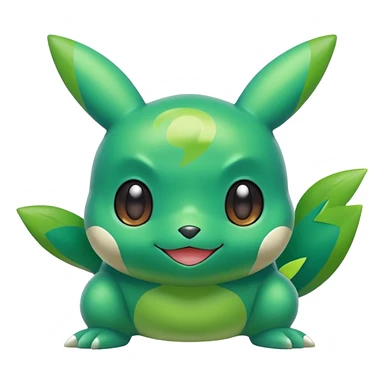 Green pokemon  sticker