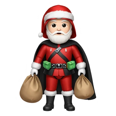 darth vader santa sticker