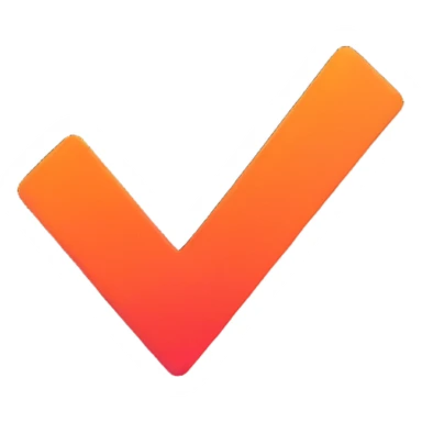 checkmark fading out or dissolving symbolizing undefined sticker