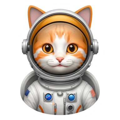 cat Astronaut sticker