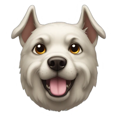 monster dogish emoji sticker