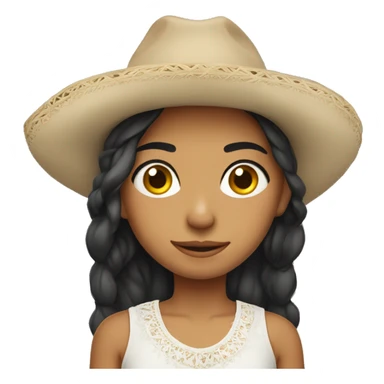 Mexican girl with swedis boy sticker