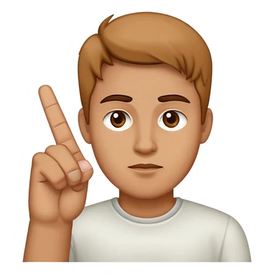 Dedo do meio sticker