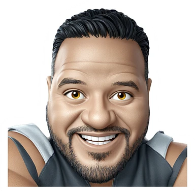 smiling male in car interior sticker