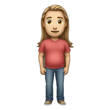 pregnant_clean_shaven_man_with_long_hair sticker