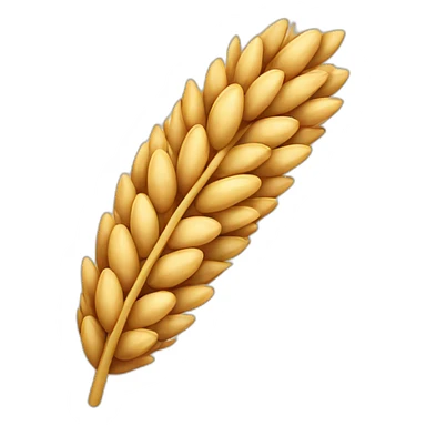 An oat grain sticker
