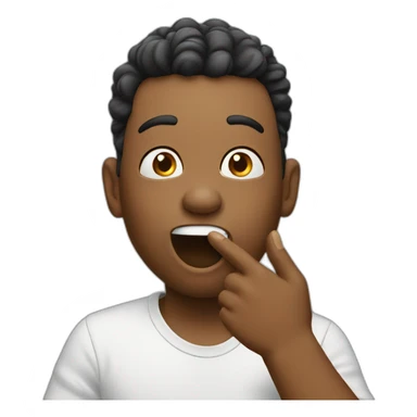 Happy blowing a kiss sticker