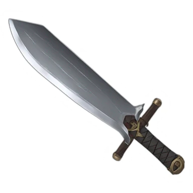 angry berserk guts with large sword sticker