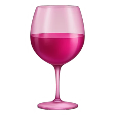Pink wine sticker