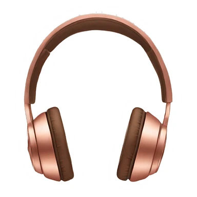 Rose gold beat head phones  sticker