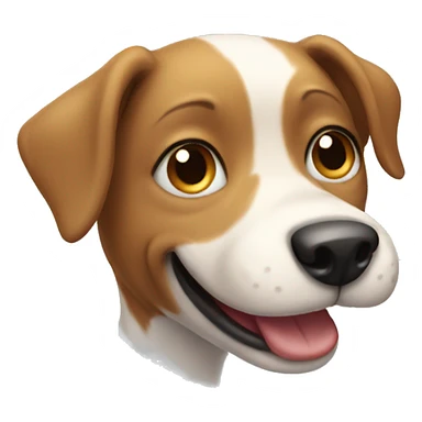 Smile  dog sticker