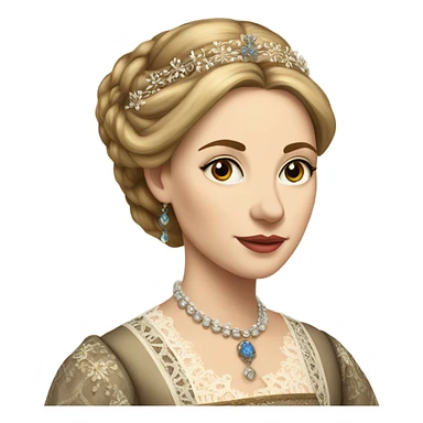 Kathryn Parr tudor pretty with details sticker