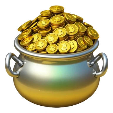 Pot of gold sticker
