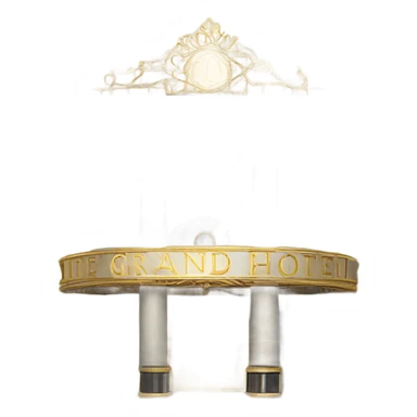 A luxurious hotel sticker